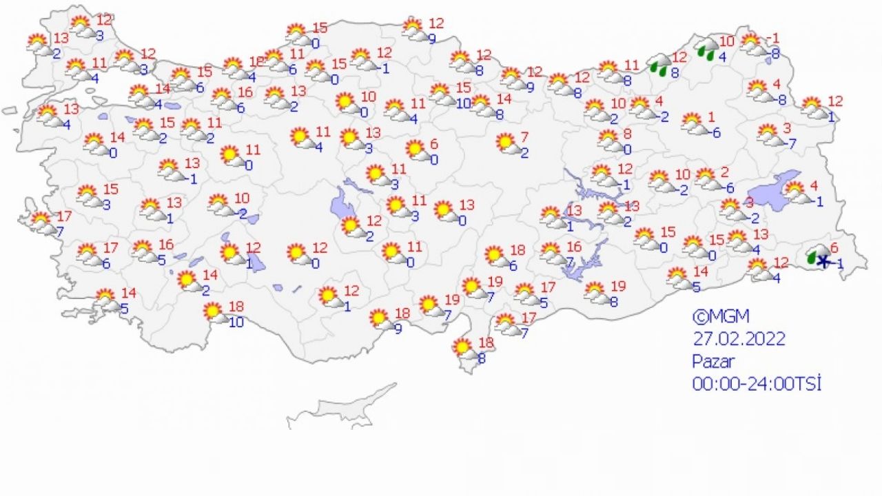 Meteoroloji il il uyardı: Sıcaklıklar düşüyor